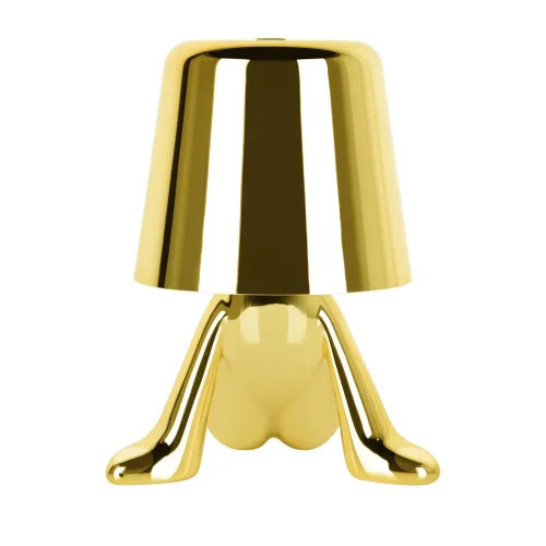 Настольная лампа LED Brothers 10233-A Gold LOFT IT золотая 1 лампа, основание золотое металл в стиле модерн животные фото 7